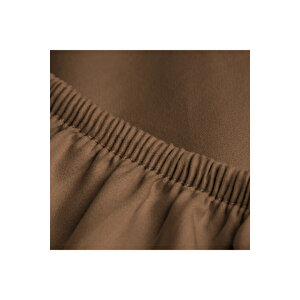 Soho 200 Tc Pamuk Perkal Tek Kişilik Lastikli Çarşaf Kahverengi