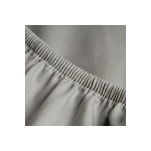 Odin 300 Tc Pamuk Saten Tek Kişilik Lastikli Çarşaf Taş