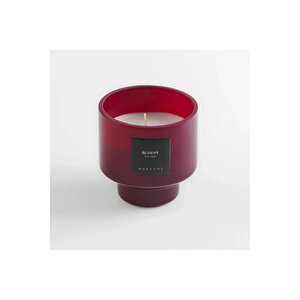 Lois Cam Kapaklı Bordo Mum 350 Gr