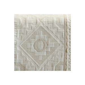 Mercy Jakarlı Çift Kişilik Yatak Örtüsü