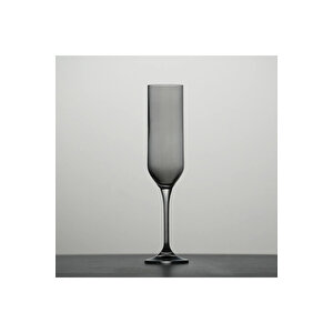 Sunset Kristal Şampanya Kadehi Antrasit 200 Cc