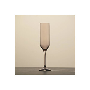 Sunset Kristal Şampanya Kadehi Pudra 200 Cc