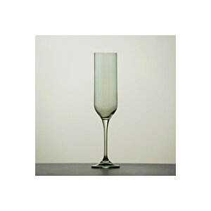 Sunset Kristal Şampanya Kadehi Yeşil 200 Cc