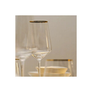 Meringue Kristal Beyaz Şarap Kadehi 350 Cc