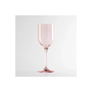 Sunset Kristal Beyaz Şarap Kadehi Pudra 330 Cc