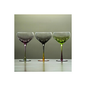 Luc Renkli 6lı Kup Bardak 380 Ml