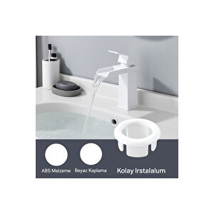 Şik Ve Uyumlu Tasarimiyla Beyaz Lavabo Taşma Yüzüğü – Standart Model