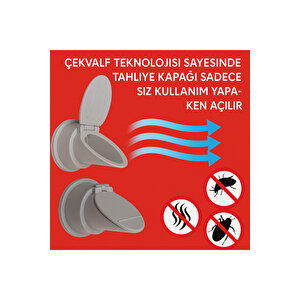 2 Adet Koku Önleyici Çekvalfli Adaptör Contaø50 Tüm Lavabolar