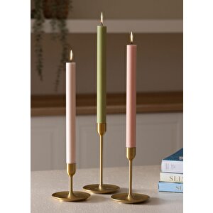 Şamdan Mumu Somon 30 Cm