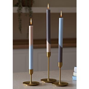 Diyagonal Mum 3lü Winter 30 Cm