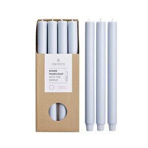 Uzun Şamdan Mumu Mavi 30 Cm