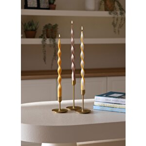 Burgu Mum Parlak Honey 40 Cm