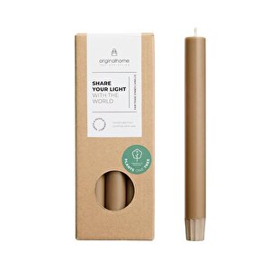 Şamdan Mumu Kahverengi 20 Cm