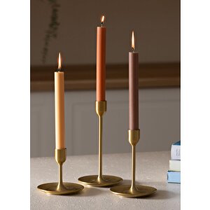 Şamdan Mumu Kahverengi 20 Cm