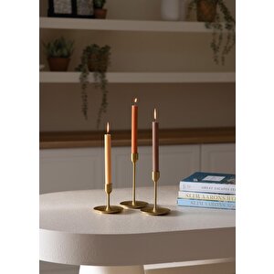 Şamdan Mumu Kahverengi 20 Cm