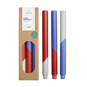 Diyagonal Mum 3lü Harmony 30 Cm