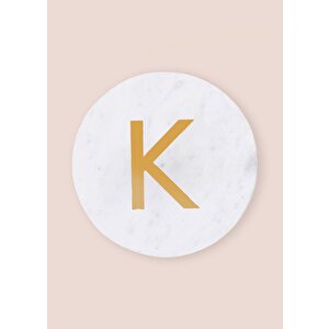 The Mia Mermer Bardak Altlığı K