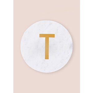 The Mia Mermer Bardak Altlığı T