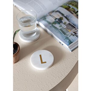 Mermer Bardak Altlığı L