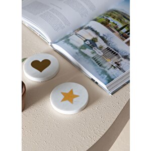 Mermer Bardak Altlığı Yildiz