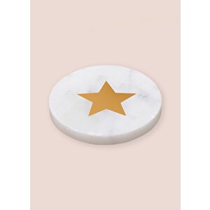 Mermer Bardak Altlığı Yildiz