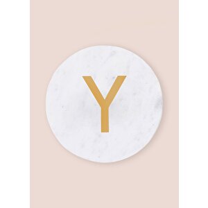 The Mia Mermer Bardak Altlığı Y