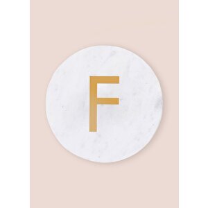 The Mia Mermer Bardak Altlığı F