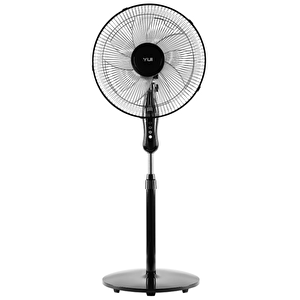 F29 Siyah 120 Cm 16 Inç 40w 3 Kademe 5 Pervane Döner Başlıklı Vantilatör