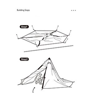 Moğol Glamping 4 Kişilik Piramid Çadır
