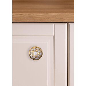 The Mia Pirinç Çekmece Ve Dolap Kulbu 2li Set Klp19