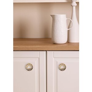 The Mia Pirinç Çekmece Ve Dolap Kulbu 2li Set Klp19