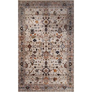 Gabardin Halı 7/24 Serisi 0727 Kemik Salon Oturma Yatak Odası Halısı 200x290 cm