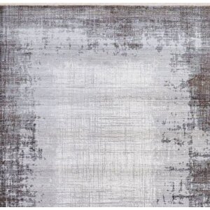 7/24 Serisi 0263 Gri Salon Oturma Yatak Odası Halısı 160x230 cm