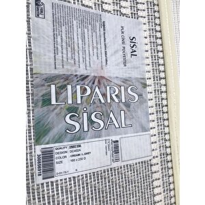 Liparis Sisal Halı Dc402 Serisi Oturma Salon Yatak Odası Halısı