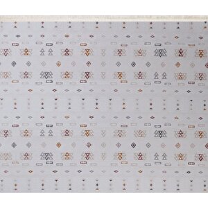 Halı Egzotik 4855a Gri Serisi Triko Akrilik Salon Oturma Yatak Odası Halısı 160x230 cm