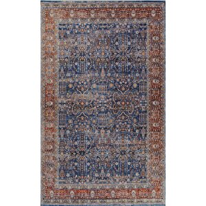 7/24 Serisi 1154 Lacivert Salon Oturma Yatak Odası Halısı 200x290 cm