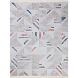 Halı Egzotik 5112a Gri Serisi Triko Akrilik Salon Oturma Yatak Odası Halısı 160x230 cm