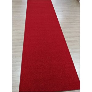 Firdevslife Protokol Halısı Kaymaz Taban Jel Yolluk Kapı Önü Paspası 100cm Kırmızı 100x500 cm