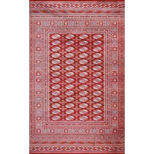 7/24 Serisi 0235 Bordo Salon Oturma Yatak Odası Halısı 160x230 cm