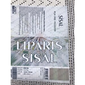 Liparis Sisal Halı Dc478 Serisi Oturma Salon Yatak Odası Halısı