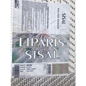 Liparis Sisal Halı Dc405 Serisi Oturma Salon Yatak Odası Halısı
