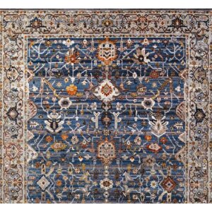 7/24 Serisi 0727 Lacivert Salon Oturma Yatak Odası Halısı 200x290 cm