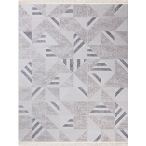 Halı Egzotik 5112a Antrasit Serisi Triko Akrilik Salon Oturma Yatak Odası Halısı 160x230 cm