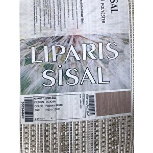 Liparis Sisal Halı Dc429 Serisi Oturma Salon Yatak Odası Halısı