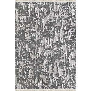 Roma 04 Antrasit Serisi Salon Oturma Yatak Odası Halısı 200x290 cm