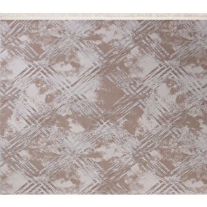 Halı Hanzade  3119 Bej Serisi Triko Akrilik Salon Oturma Yatak Odası Halısı 160x230 cm