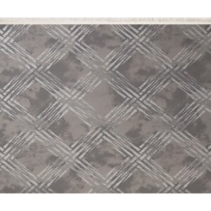 Halı Hanzade 3120 Gri Serisi Triko Akrilik Salon Oturma Yatak Odası Halısı 160x230 cm