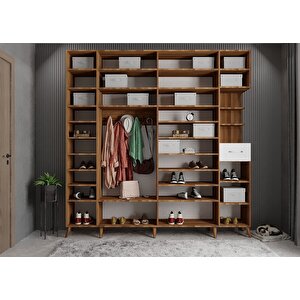 Trend 6 Kapaklı Portmanto Ceviz&beyaz P.a.t_9_240cm 240 cm