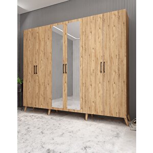 Bar 6 Kapaklı Portmanto Çam P.a.b_3_208cm 208 cm