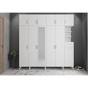 Trend 6 Kapaklı Portmanto Beyaz P.a.t_1_270cm 270 cm